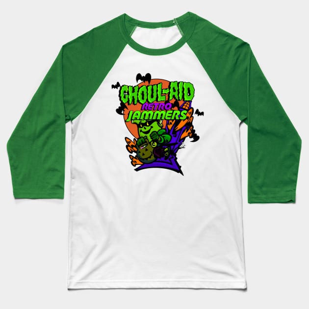 Ghoul-Aid Retro Jammers Baseball T-Shirt by Thrill of the Haunt